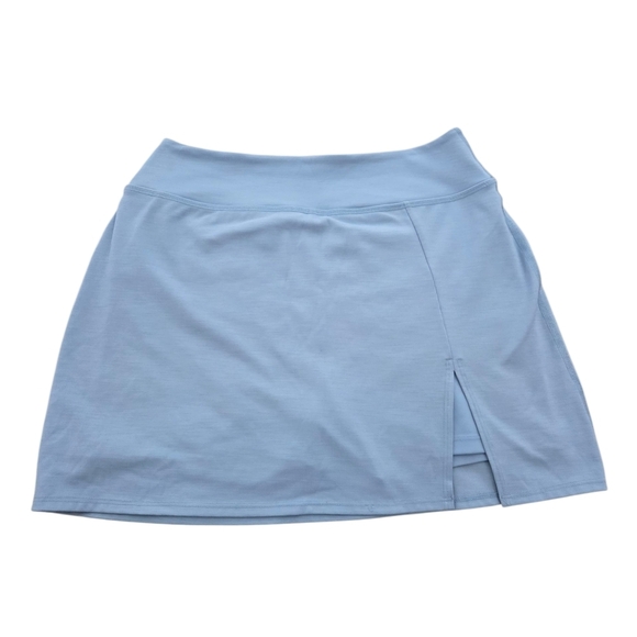 Beyond Yoga Women's Baby Blue Rib Hold Court Skirt - Picture 5 of 8
